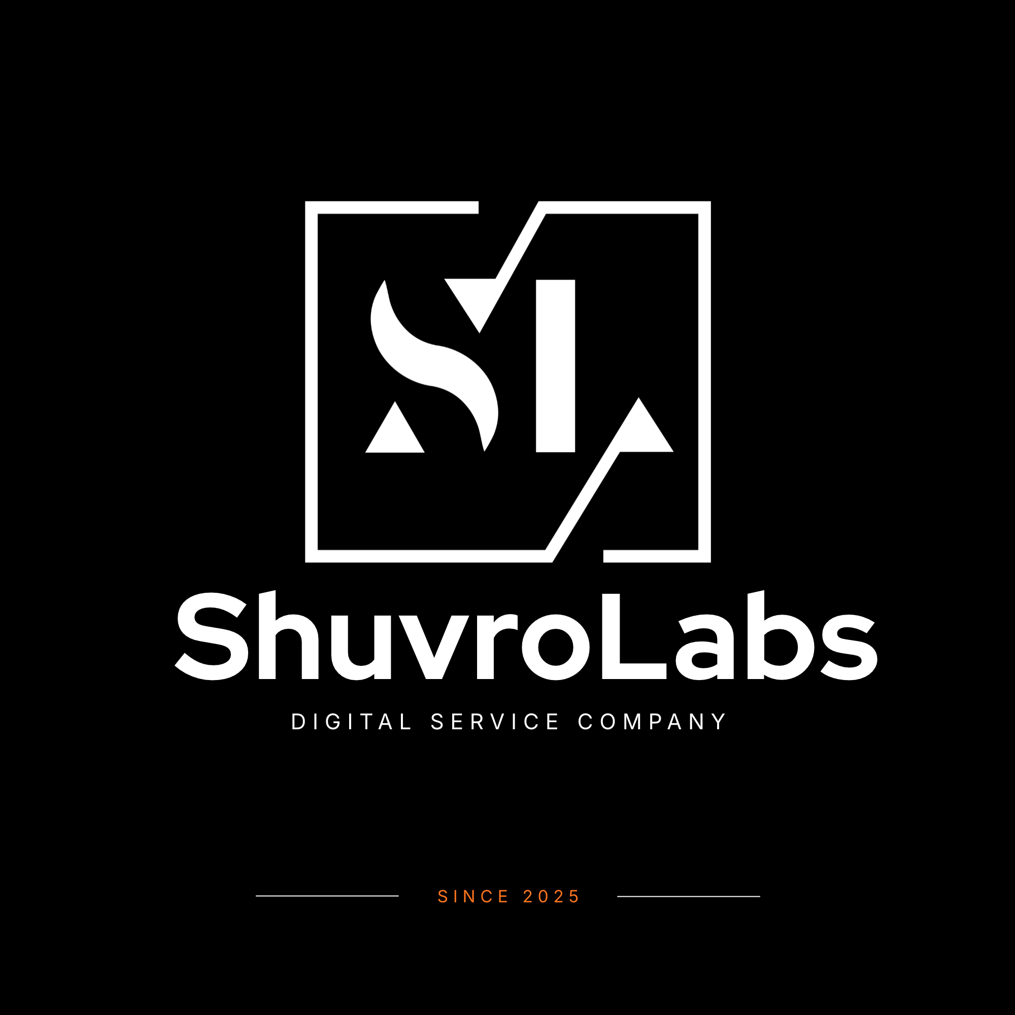 ShuvroLabs digital service company logo, since 2025